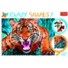 Puzzle Crazy Shapes 600 el. Oko w oko z tygrysem 1