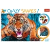 Puzzle Crazy Shapes 600 el. Oko w oko z tygrysem 1