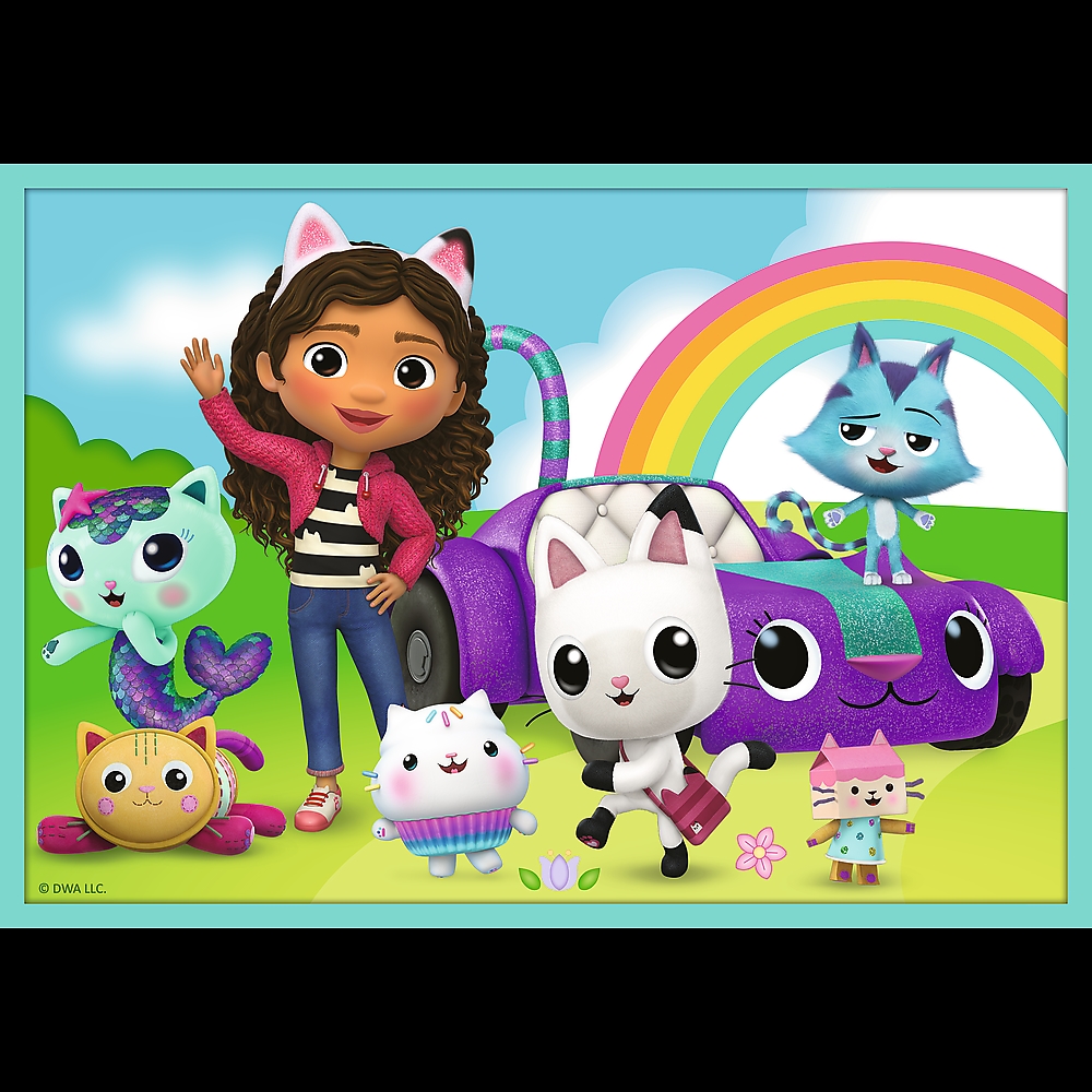 Puzzle 10w1 Koci Domek Gabi W świecie Gabi 96003