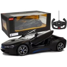 Auto R/C BMW i8 Rastar 1:14 Czarny Drzwi Automatyc
