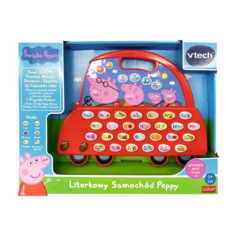 VTECH LITERKOWY SAMOCHODZIK PEPPY