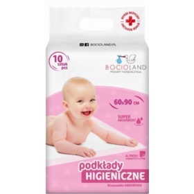 BOCIOLAND PODKŁAD JEDNORAZOWY 10SZT 60X90