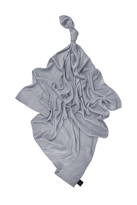 BOCIOLAND PIELUSZKA BAMBUSOWA 75/75 CHMURKI SZARE