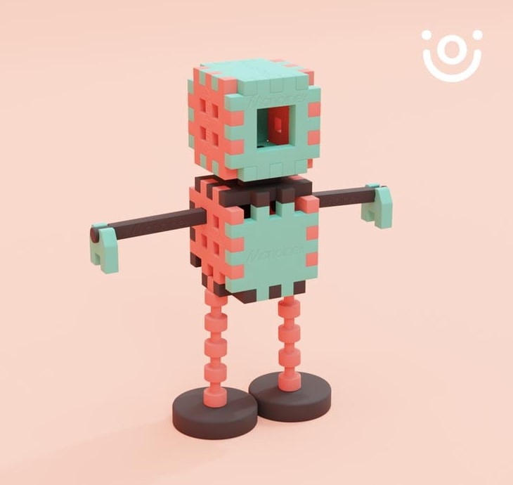 MARIOINEX KLOCKI WAFLE MINI KONSTRUKTOR 71SZ