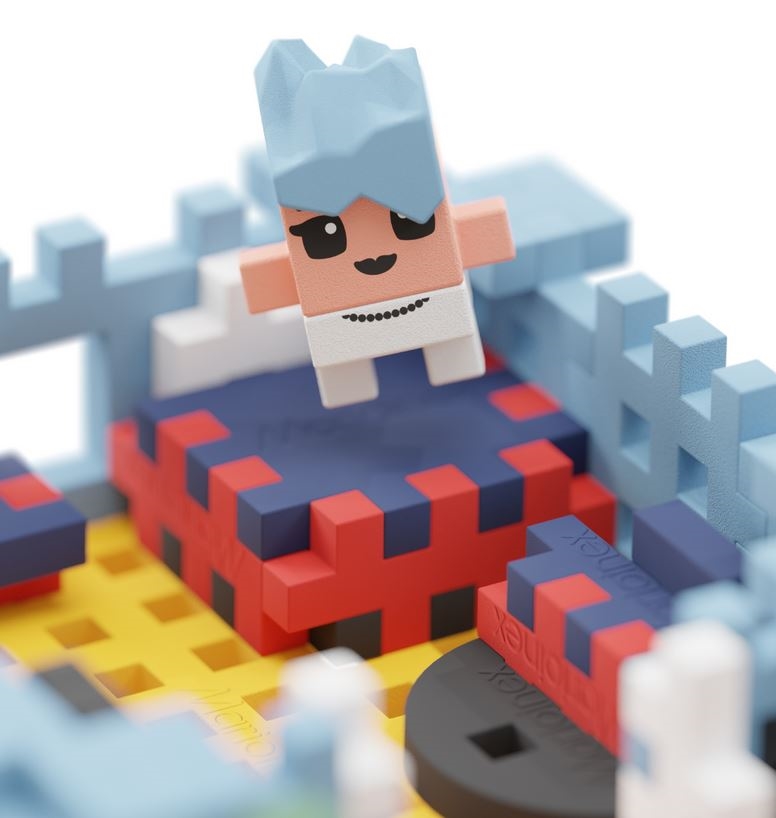 MARIOINEX KLOCKI WAFLE MINI DOM