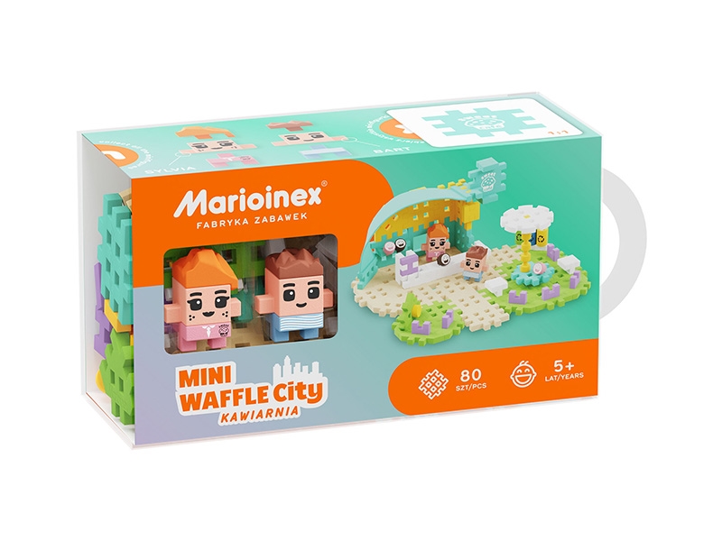 MARIOINEX KLOCKI WAFLE MINI KAWIARNIA