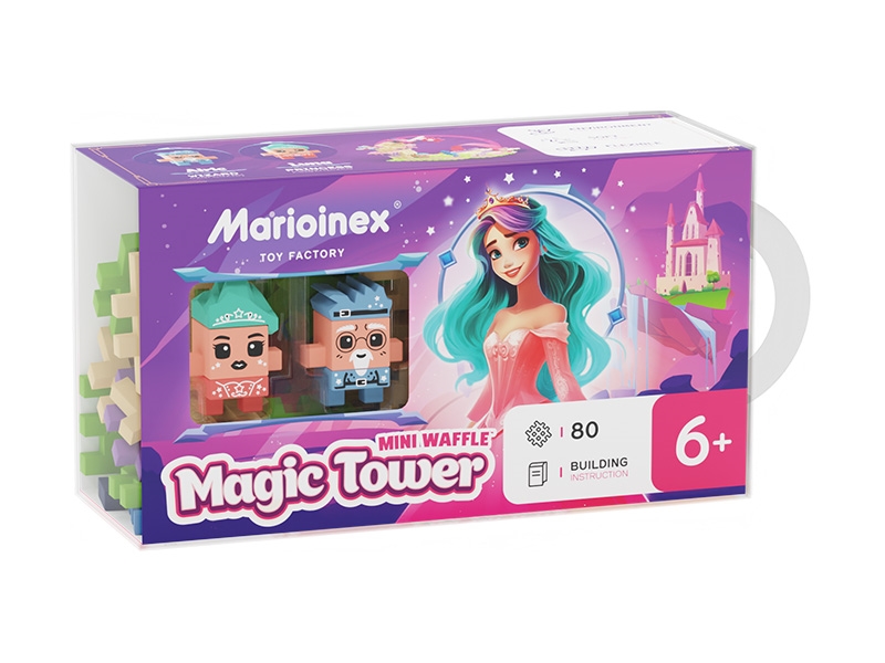 MARIOINEX KLOCKI WAFLE MINI KSIĘŻNICZKI