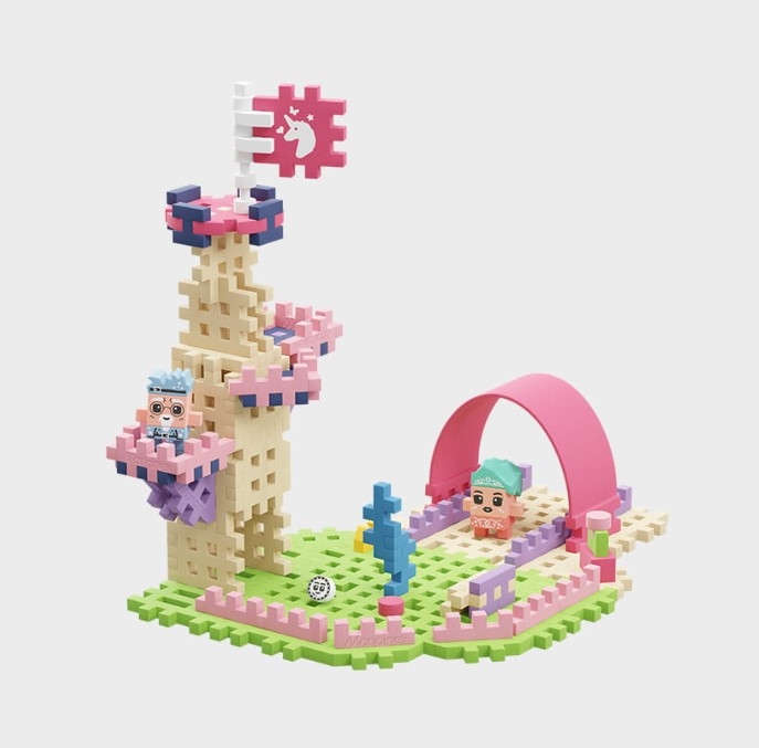 MARIOINEX KLOCKI WAFLE MINI KSIĘŻNICZKI