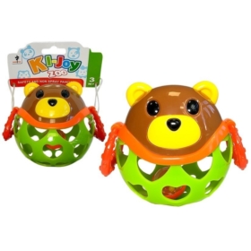 Grzechotka Gryzak Misio Niedźwiadek 11 cm