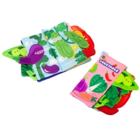 Książeczka Miękka Warzywa Szeleszcząca Piszcząca K