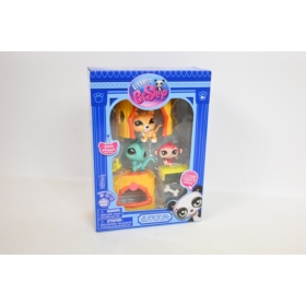 LITTLEST PET SHOP DŻUNGLA 3 FIGURKI