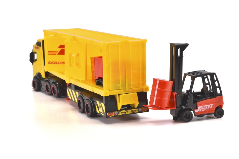 Dickie City ciężarówka+naczepa DHL św/dźw 374-7018