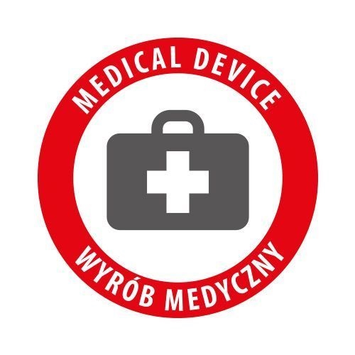 BABYONO TERMOFOR Z PESTEK WIŚNI SZARY