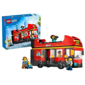 60407 LEGO CITY AUTOKAR CZERWONY PIĘTROWY