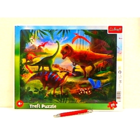 PUZZLE Ramkowe 25 Dinozaury 31343