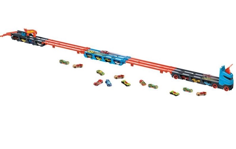 HW CITY Mega długi transporter 2w1+autka GVG37 /2