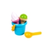 Zestaw Do Piasku Lody Wiaderko Niebieskie Łyżka  5