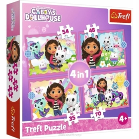 PUZZLE 4w1 Przygody Gabi 34620