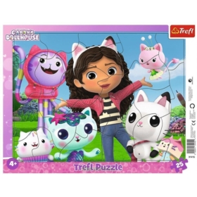 PUZZLE Ramkowe 25 Poznaj Gabi/Univ.Gabbys 31415