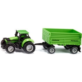 SIKU 16 Traktor DEUTZ-FAHR z przyczepą 1606