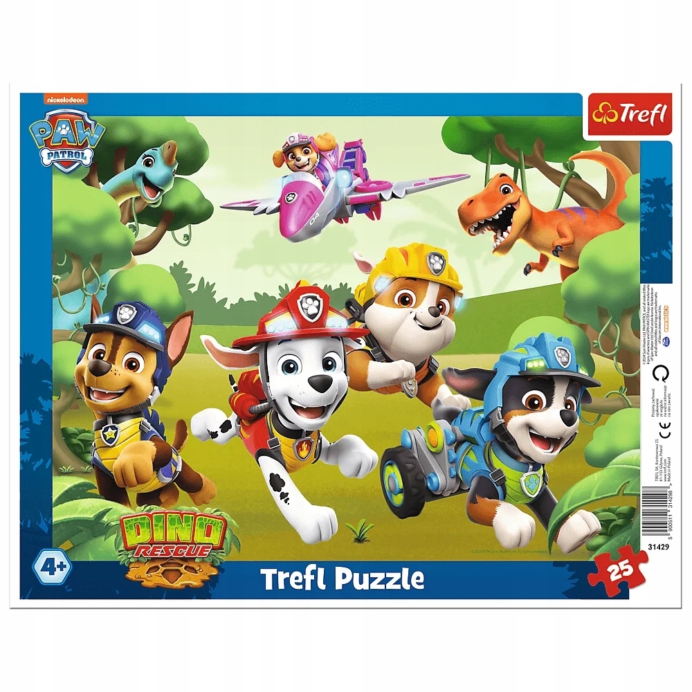 PUZZLE Ramkowe 25 Wyczynowe triki piesków 31429