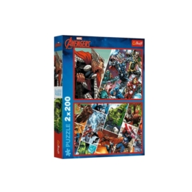 PUZZLE 2x200 Obrońcy świata Marvel The Aveng.13318