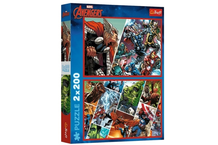 PUZZLE 2x200 Obrońcy świata Marvel The Aveng.13318