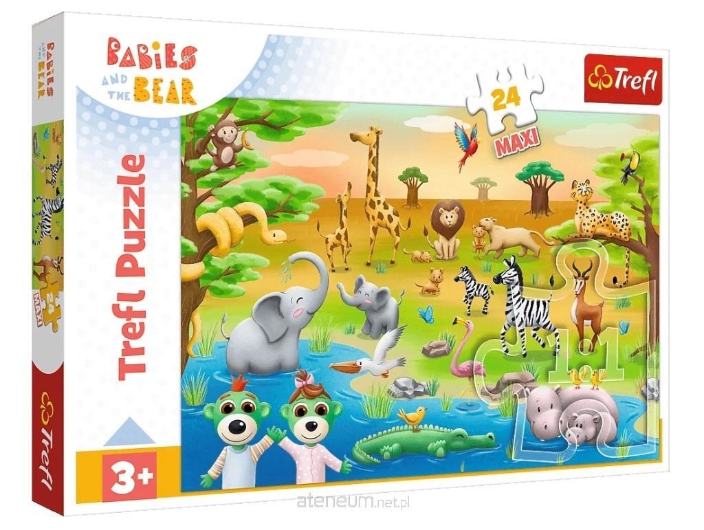 PUZZLE MAXI 24 Safari Bobaski /KAZSTUDIO 14373