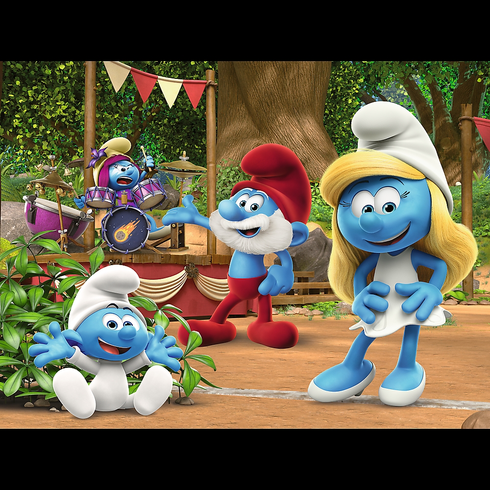 PUZZLE 30 Smerfetka i Smerfy 18312