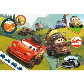 PUZZLE MAXI 24 Wesołe auta /Disney Cars3 14352