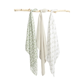 SENSILLO PIELUCHA BAMBUSOWA SŁONIK 3 SZT