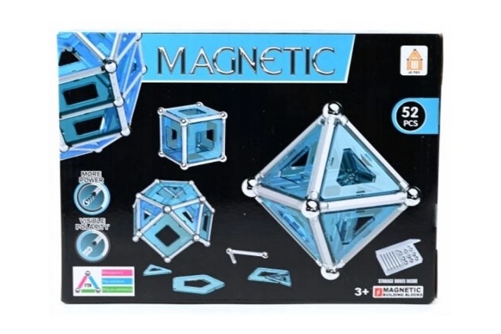 Klocki magnetyczne 52szt B2784306 65246
