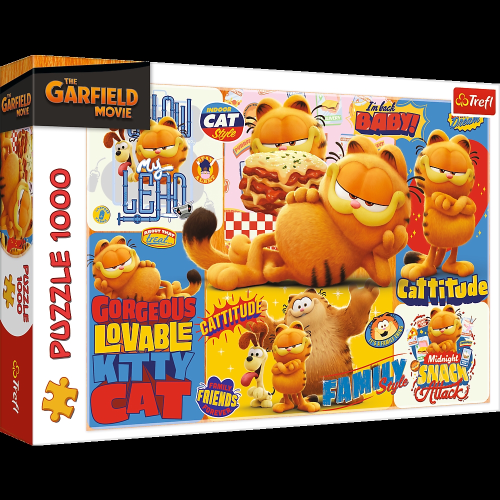 PUZZLE 1000 Przygody Garfielda 10935