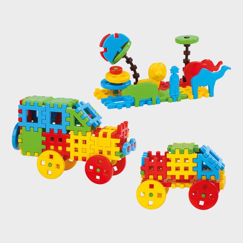 Klocki konstrukcyjne mix 100el 00208