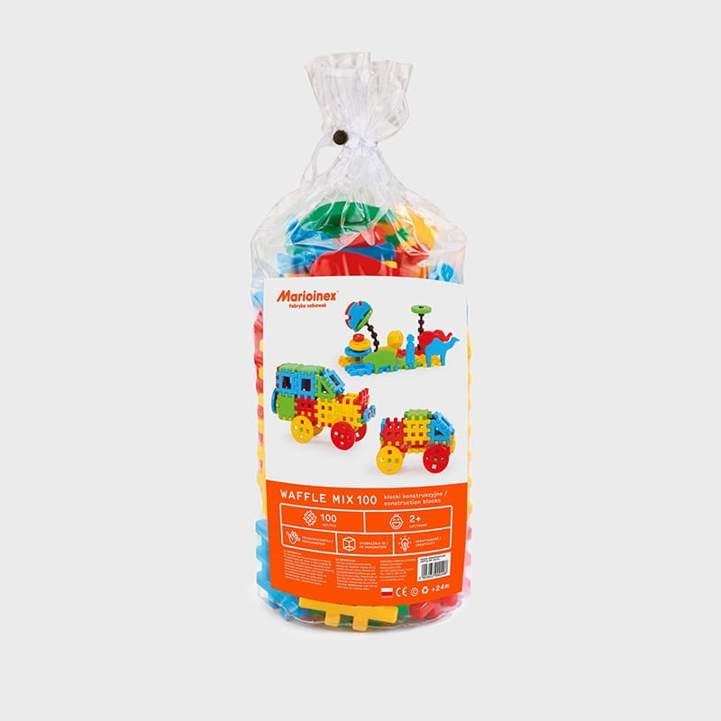 Klocki konstrukcyjne mix 100el 00208