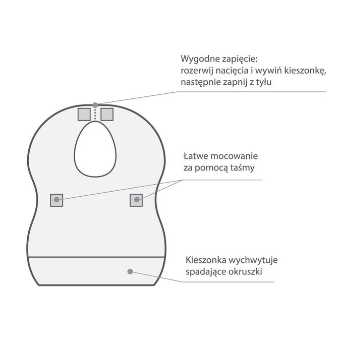 BABYONO ŚLINIAKI JEDNORAZOWE 878