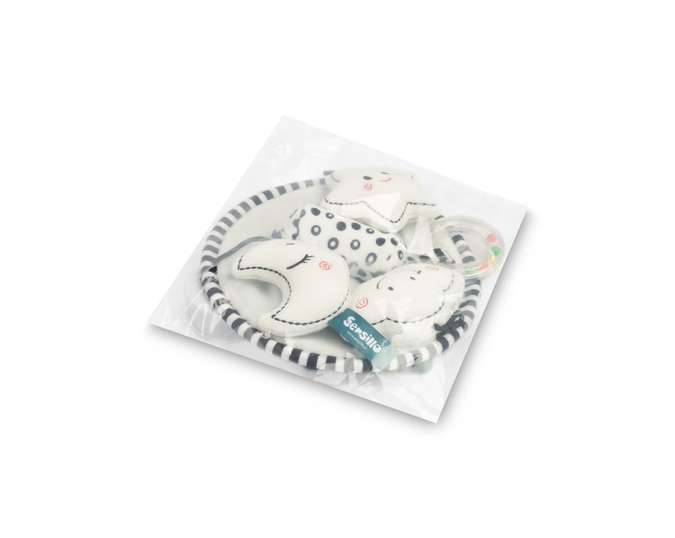 BLACK&WHITE KARUZELA DO WÓZKA GWIAZDKA