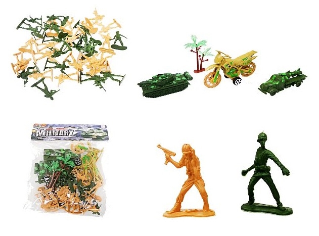 Armia zestaw żołnierzy pojazdy 44el HFY02 50349