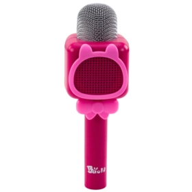 Mikrofon bezprzewodowy bluetooth różowy