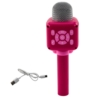 Mikrofon bezprzewodowy bluetooth różowy