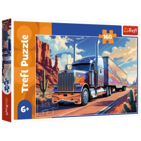 Puzzle 160 Ciężarówka w trasie TREFL