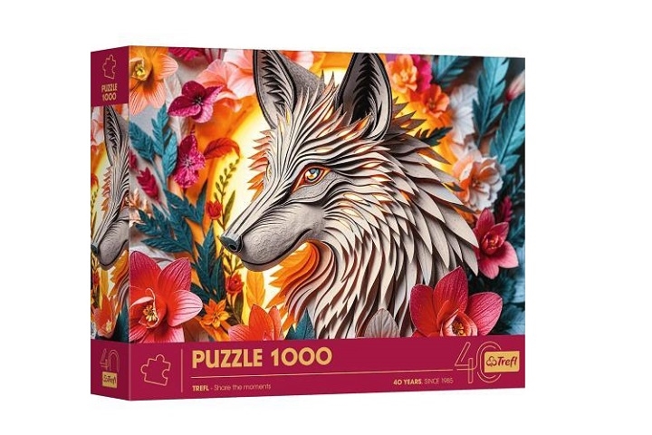 Puzzle 1000 Paper Art: Wilk 40041