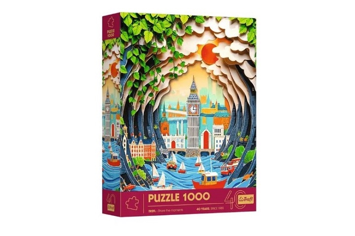 Puzzle 1000 Paper Art: Londyn 40043