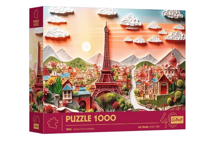 Puzzle 1000 Paper Art: Paryż 40044