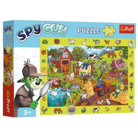 Puzzle 24 Obserwacyjne - Spy Guy Farma TREFL
