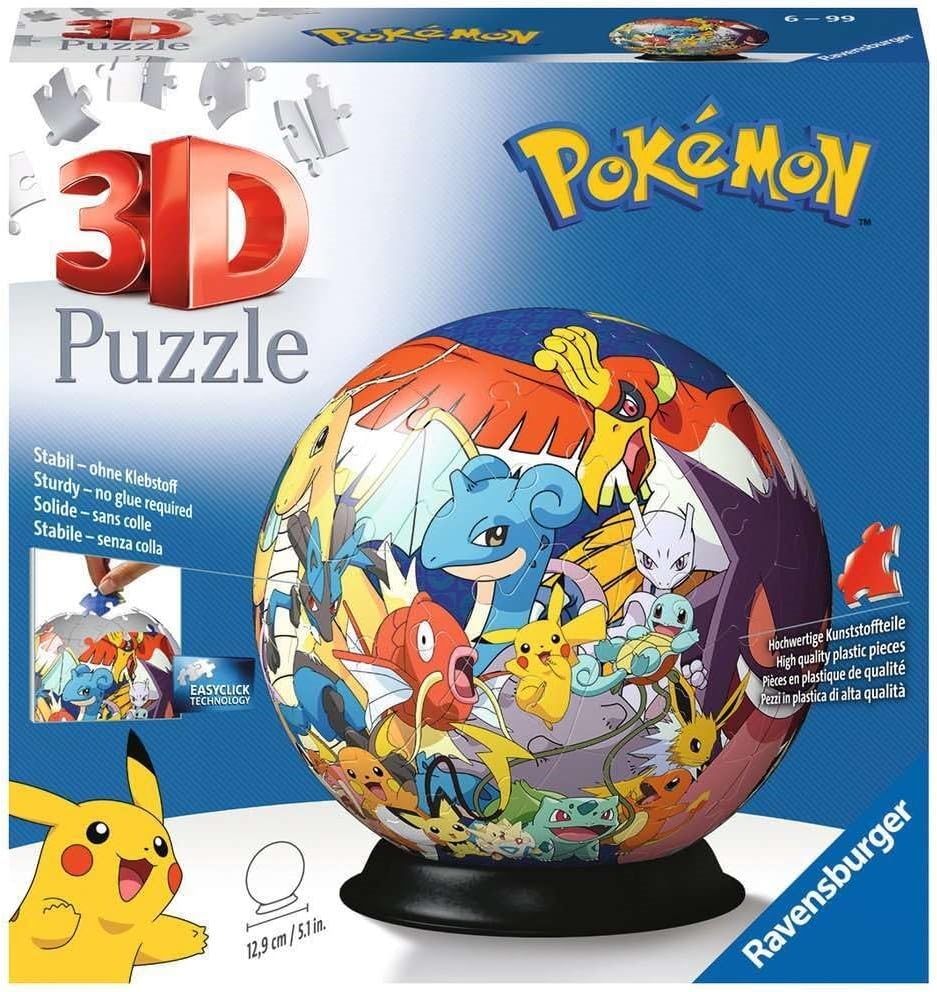 Puzzle 3D 72 Kula Pokemon