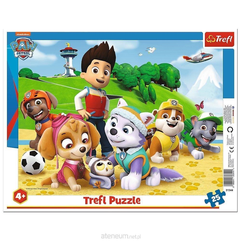 Puzzle ramkowe 25 Psi Patrol na tropie 31344