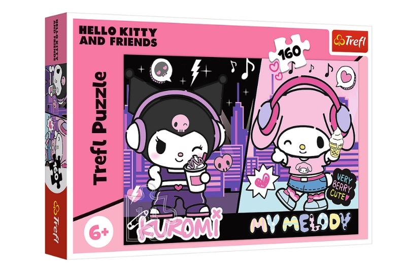 Puzzle 160 Kuromi rządzi Hello Kitty 15430