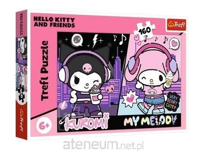 Puzzle 160 Kuromi rządzi Hello Kitty 15430