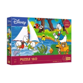 PUZZLE 160 40lecie Trefl-Przygoda nad jezior.40053